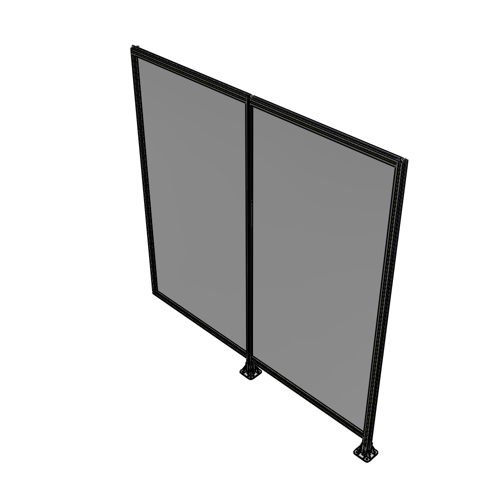 B6-2400-2400-0150-HYPFK GUARDING PANEL 2400MM TALL X 2400MM WIDE 1/4'' POLYCARBONATE