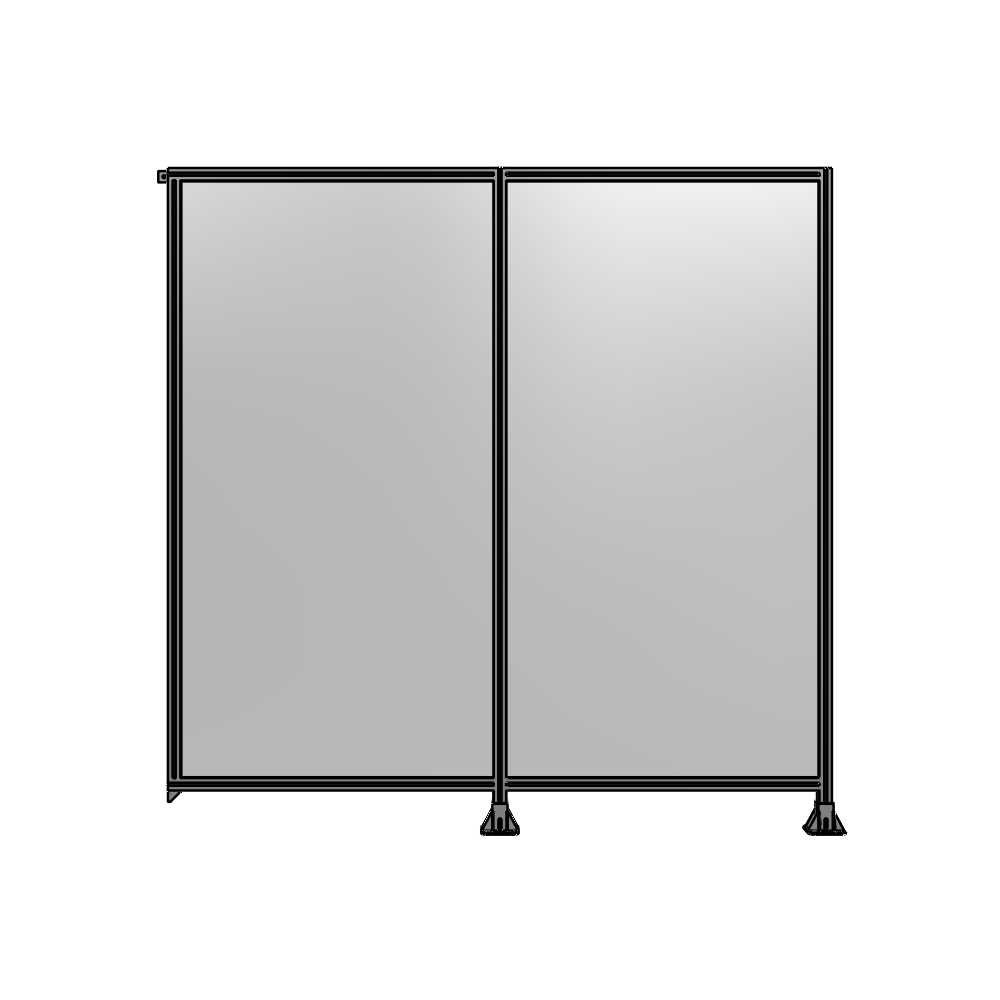 B6-2400-2400-0150-TYPFK GUARDING PANEL 2400MM TALL X 2400MM WIDE 1/4'' POLYCARBONATE