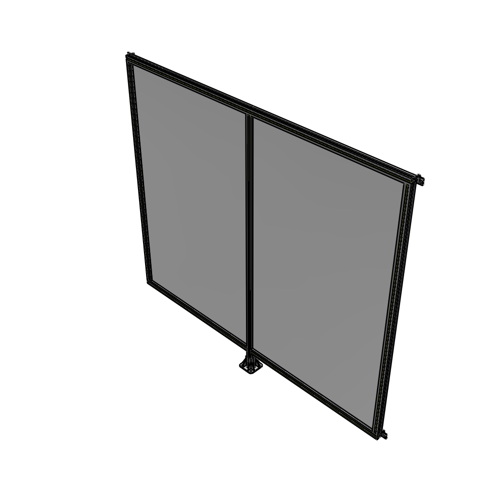B7-2135-2400-0150-HYPFA GUARDING PANEL 2135MM TALL X 2400MM WIDE 1/4'' POLYCARBONATE