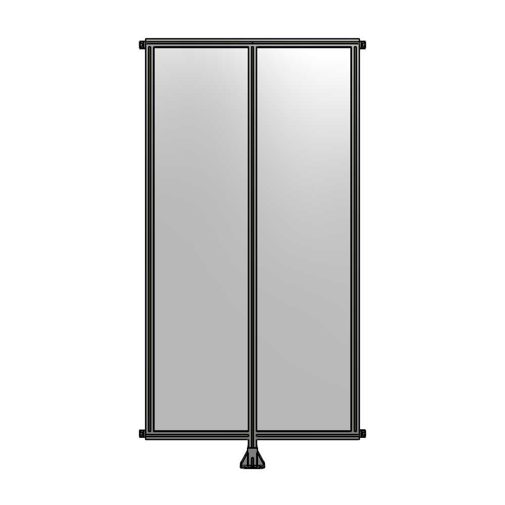 B7-2400-1200-0150-HYPFA GUARDING PANEL 2400MM TALL X 1200MM WIDE 1/4'' POLYCARBONATE