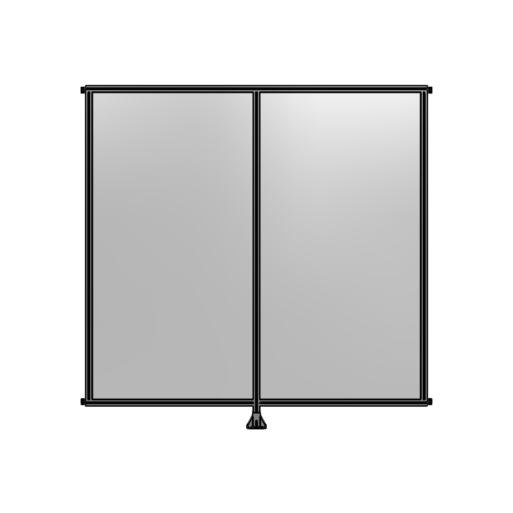 B7-2400-2400-0150-HYPFK GUARDING PANEL 2400MM TALL X 2400MM WIDE 1/4'' POLYCARBONATE