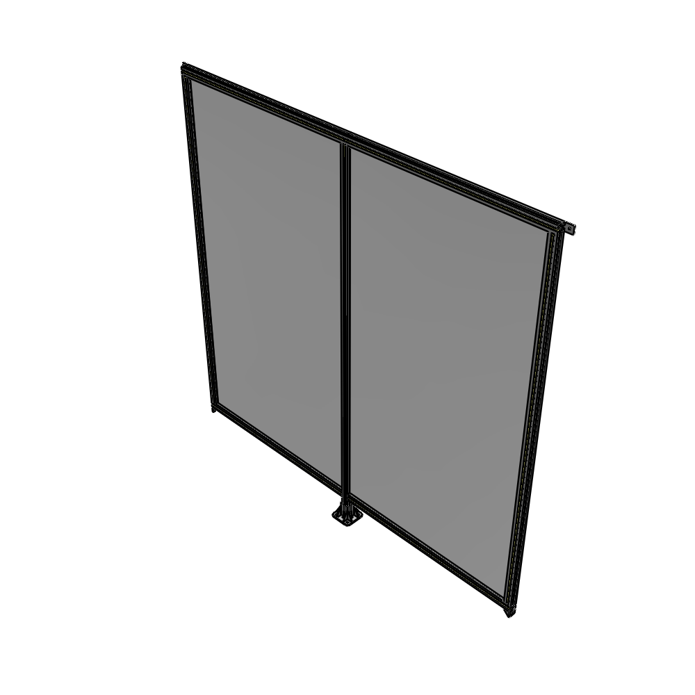 B7-2400-2400-0150-TYPFA GUARDING PANEL 2400MM TALL X 2400MM WIDE 1/4'' POLYCARBONATE
