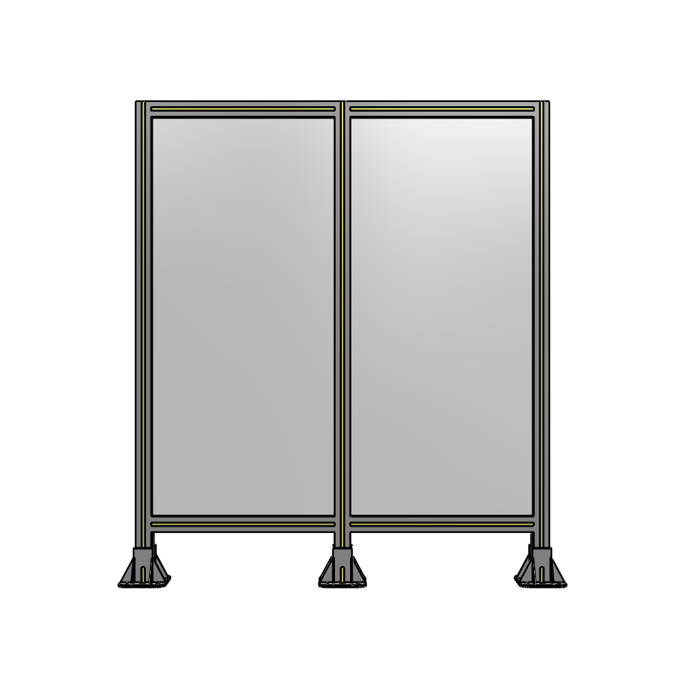 B8-1400-1200-0150-ZYPFK GUARDING PANEL 1400MM TALL X 1200MM WIDE 1/4'' POLYCARBONATE