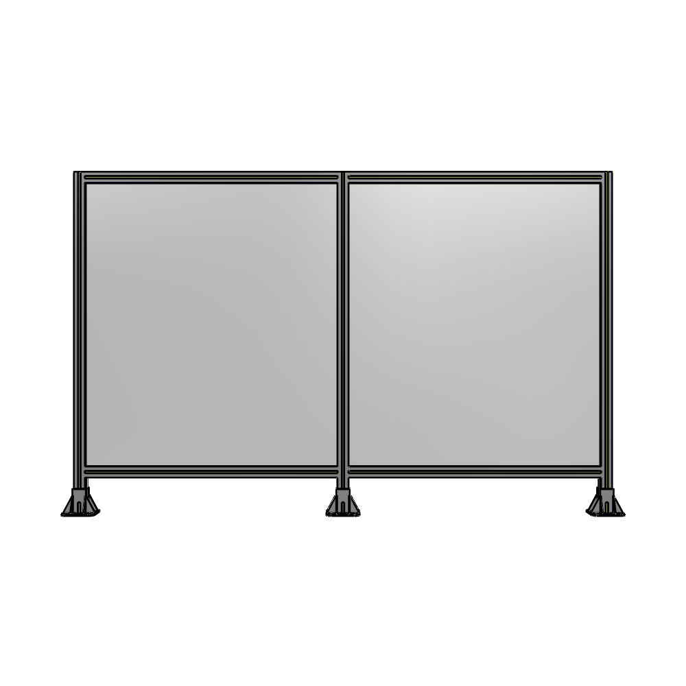 B8-1400-2200-0150-ZYPFK GUARDING PANEL 1400MM TALL X 1800MM WIDE 1/4'' POLYCARBONATE