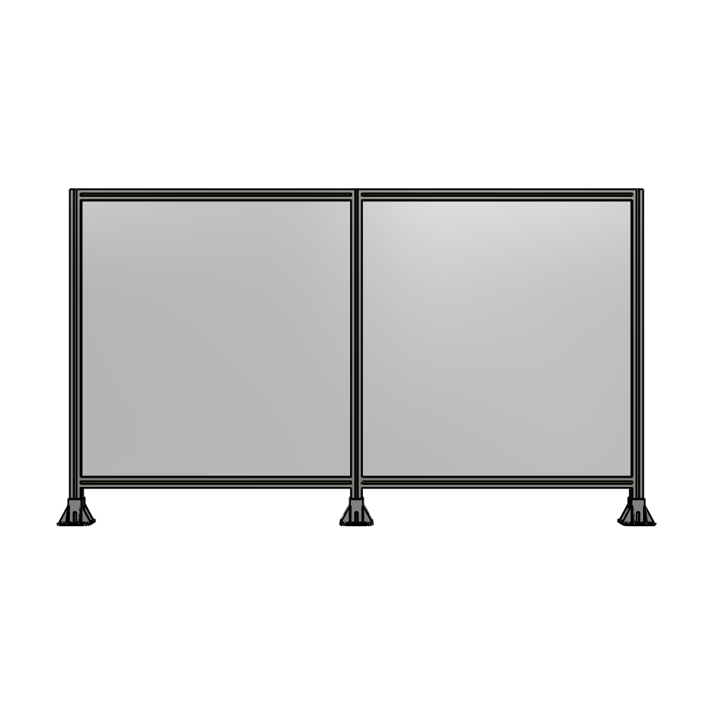 B8-1400-2400-0150-ZYPFA GUARDING PANEL 1400MM TALL X 1800MM WIDE 1/4'' POLYCARBONATE