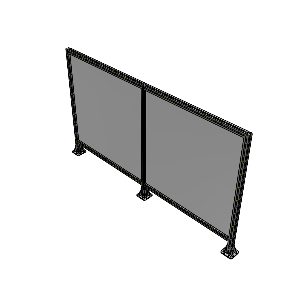 B8-1400-2400-0150-ZYPFA GUARDING PANEL 1400MM TALL X 1800MM WIDE 1/4'' POLYCARBONATE