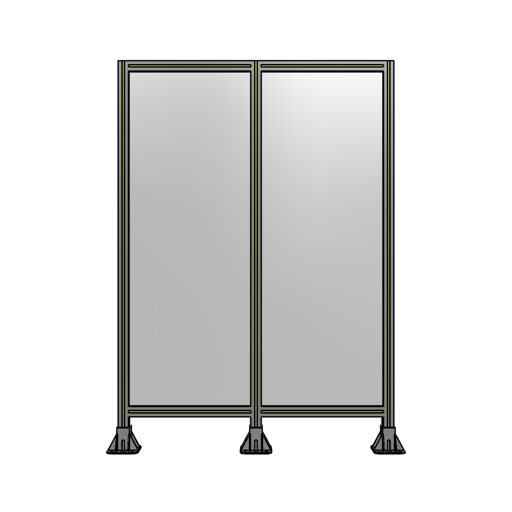 B8-1700-1200-0150-ZYPFA GUARDING PANEL 1700MM TALL X 1200MM WIDE 1/4'' POLYCARBONATE