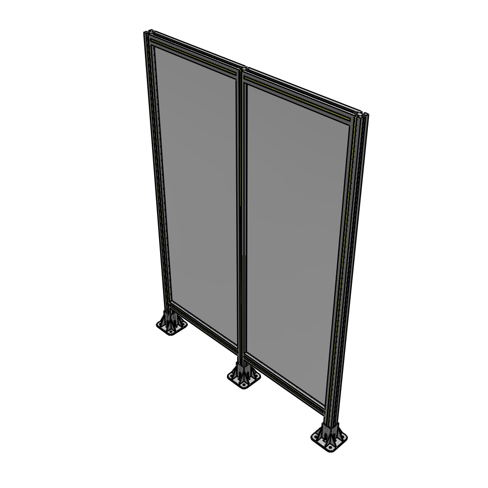 B8-1700-1200-0150-ZYPFK GUARDING PANEL 1700MM TALL X 1200MM WIDE 1/4'' POLYCARBONATE