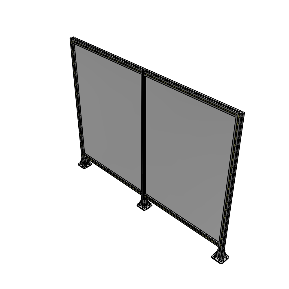B8-1700-2200-0150-ZYPFK GUARDING PANEL 1700MM TALL X 2200MM WIDE 1/4'' POLYCARBONATE