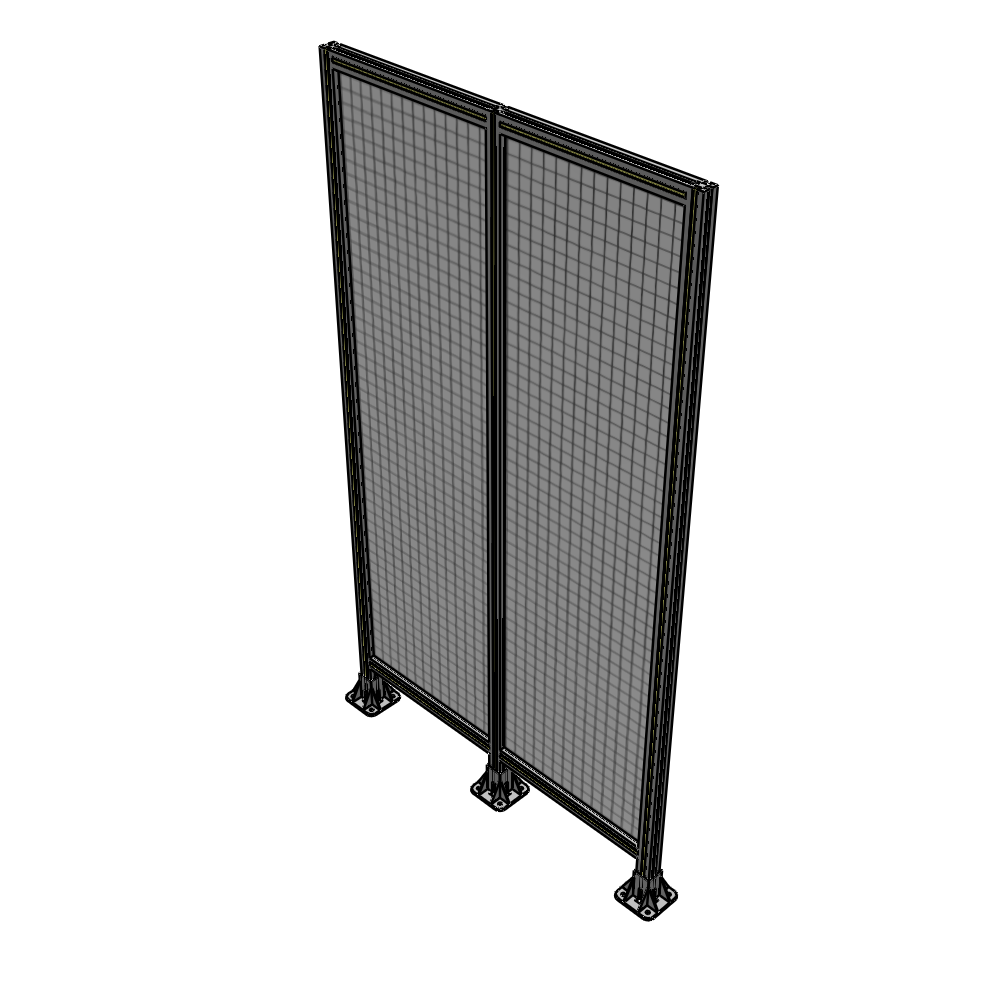 B8-2135-1200-0150-ZYMFK GUARDING PANEL 2135MM TALL X 1200MM WIDE 1'' MESH