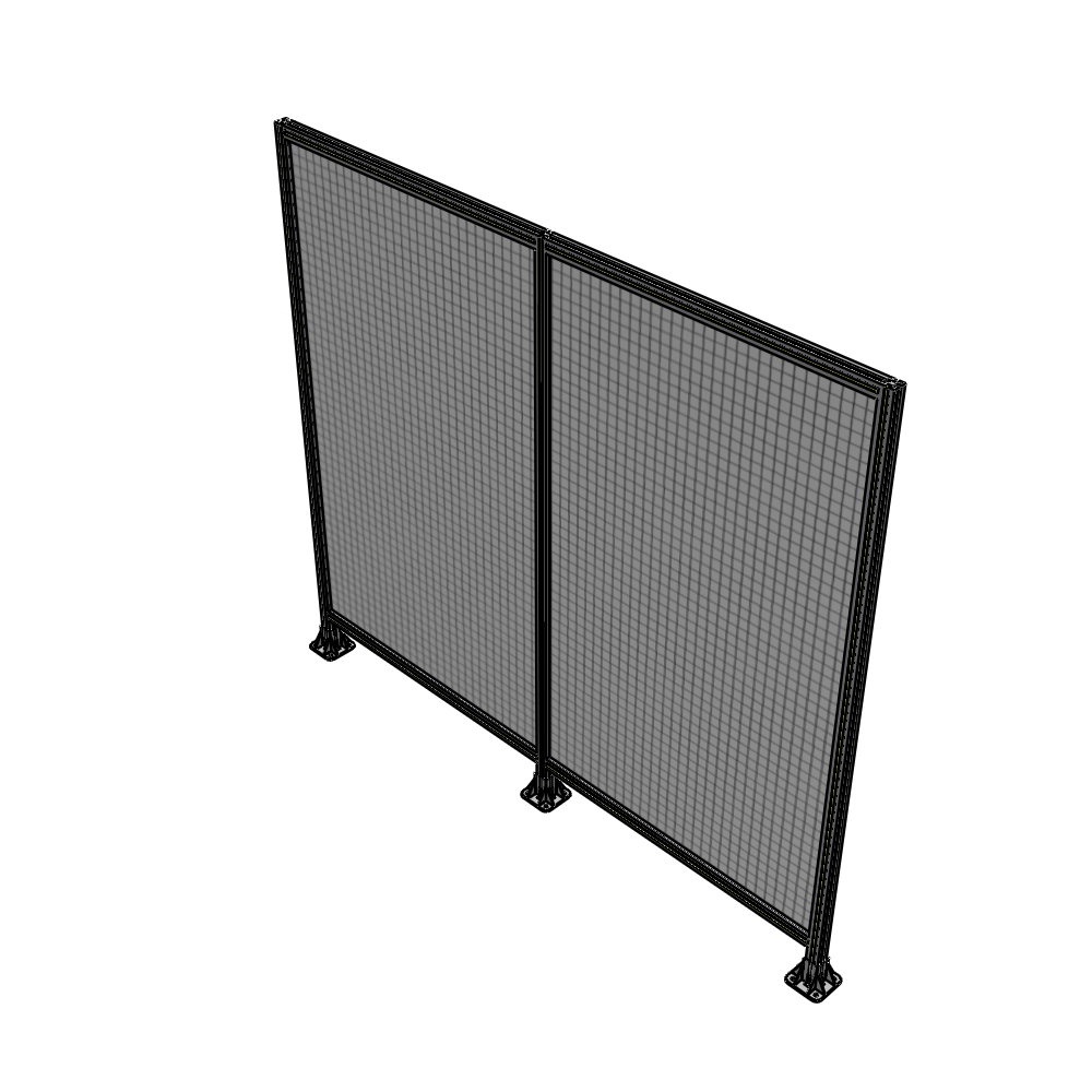 B8-2135-2400-0150-ZYMFA GUARDING PANEL 2135MM TALL X 2400MM WIDE 1'' MESH