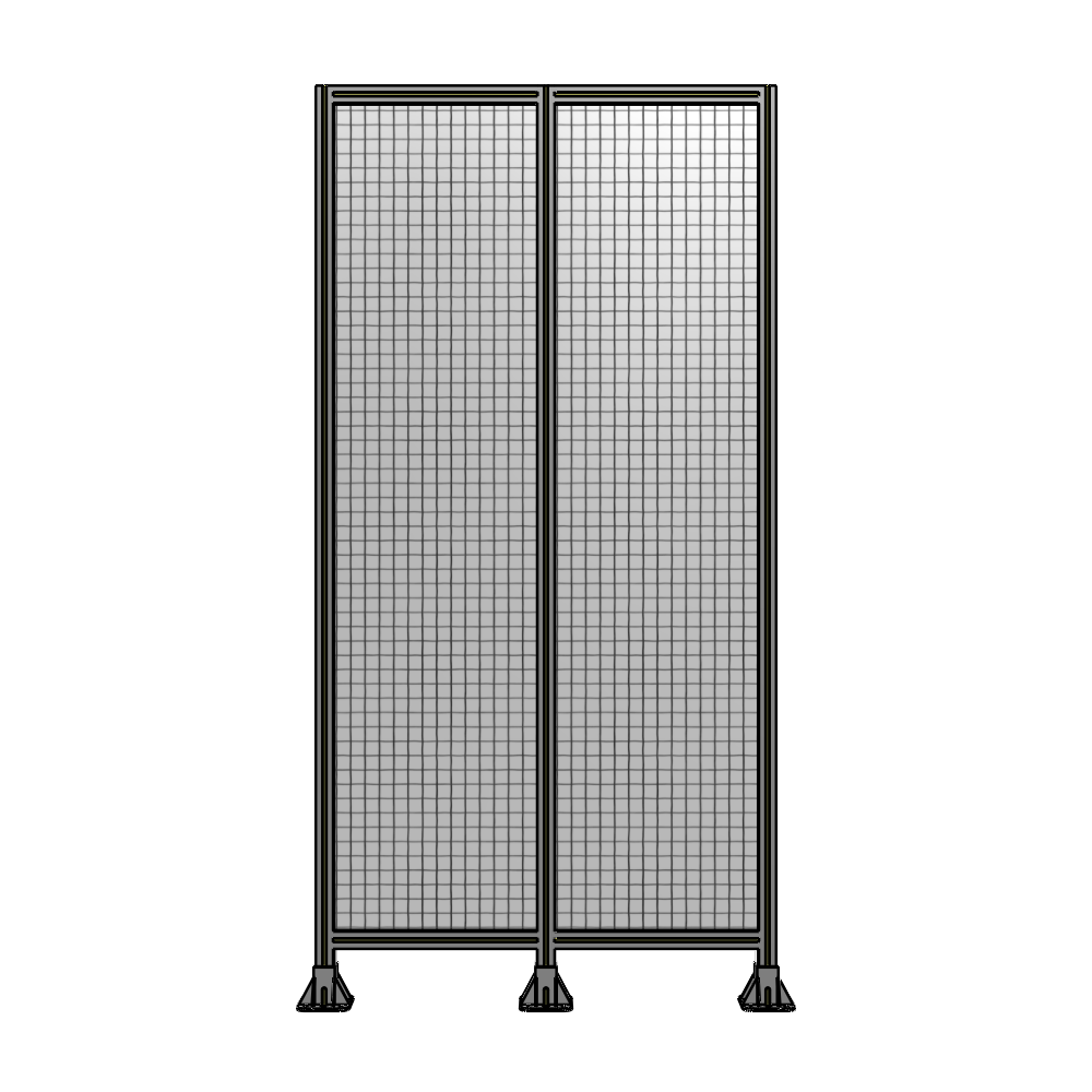 B8-2400-1200-0150-ZYMFA GUARDING PANEL 2400MM TALL X 1200MM WIDE 1'' MESH