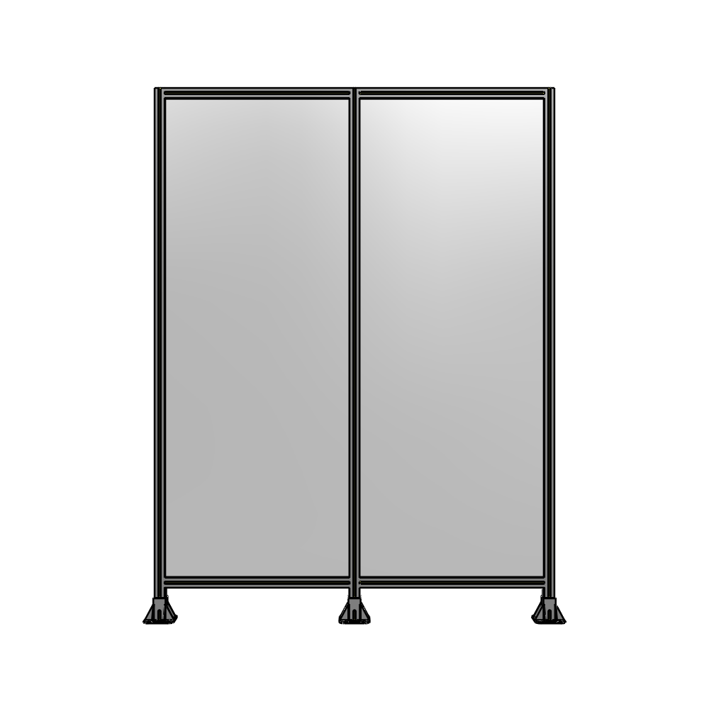 B8-2400-1800-0150-ZYPFA GUARDING PANEL 2400MM TALL X 2400MM WIDE 1/4'' POLYCARBONATE