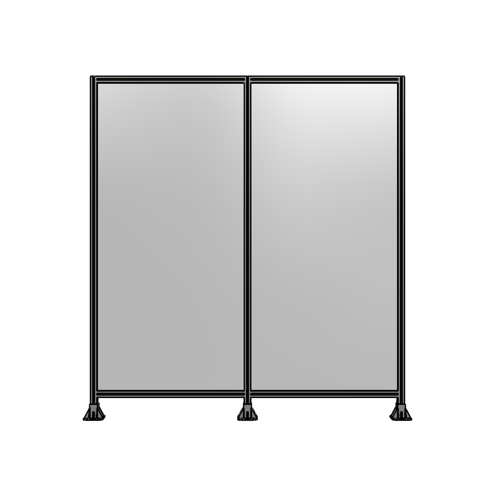 B8-2400-2200-0150-ZYPFA GUARDING PANEL 2400MM TALL X 2400MM WIDE 1/4'' POLYCARBONATE