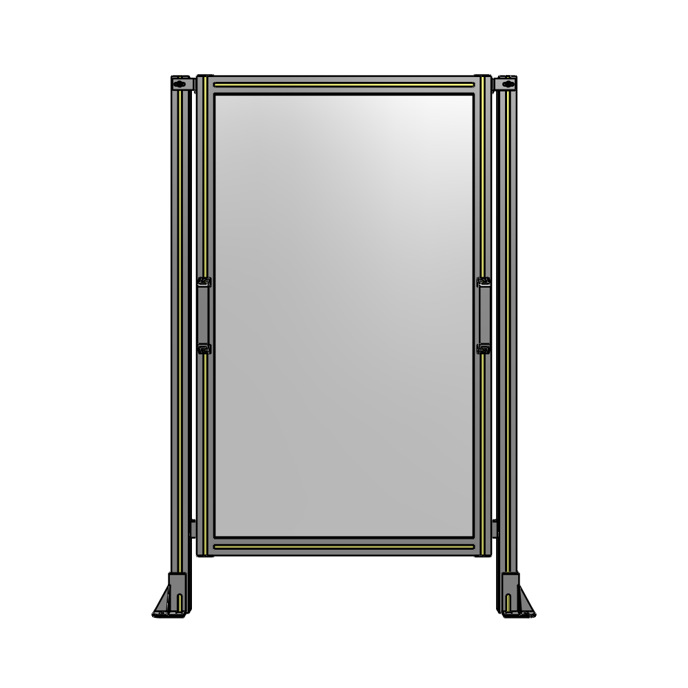 E3-1400-0900-0150-GYPTK GUARDING PANEL 1400MM TALL X 900MM WIDE 1/4'' POLYCARBONATE