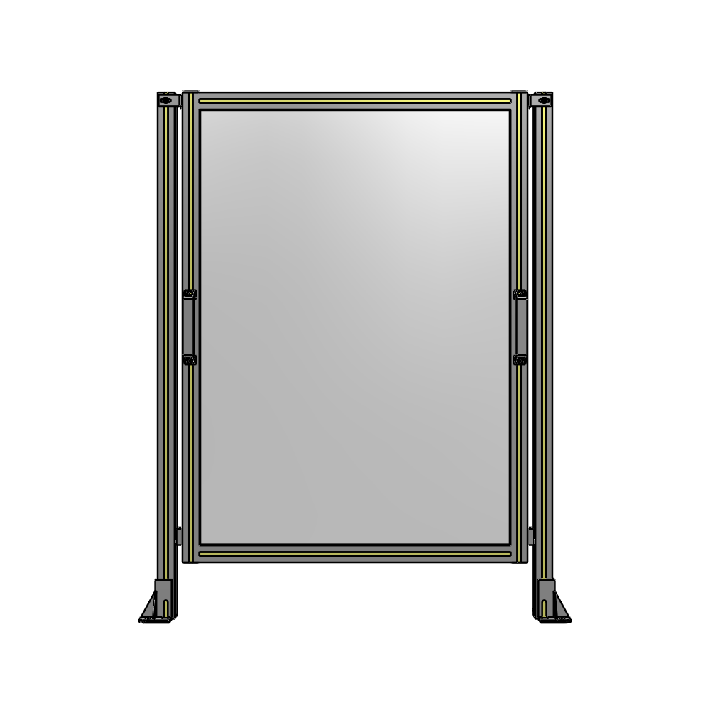 E3-1400-1050-0150-GYPTA GUARDING PANEL 1400MM TALL X 1050MM WIDE 1/4'' POLYCARBONATE