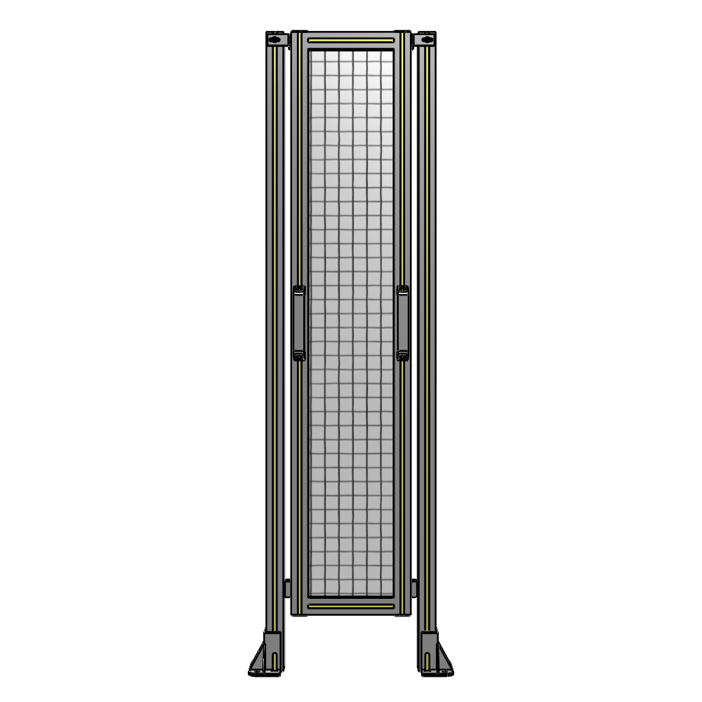 E3-1700-0450-0150-GYMTA GUARDING PANEL 1700MM TALL X 450MM WIDE 1'' MESH