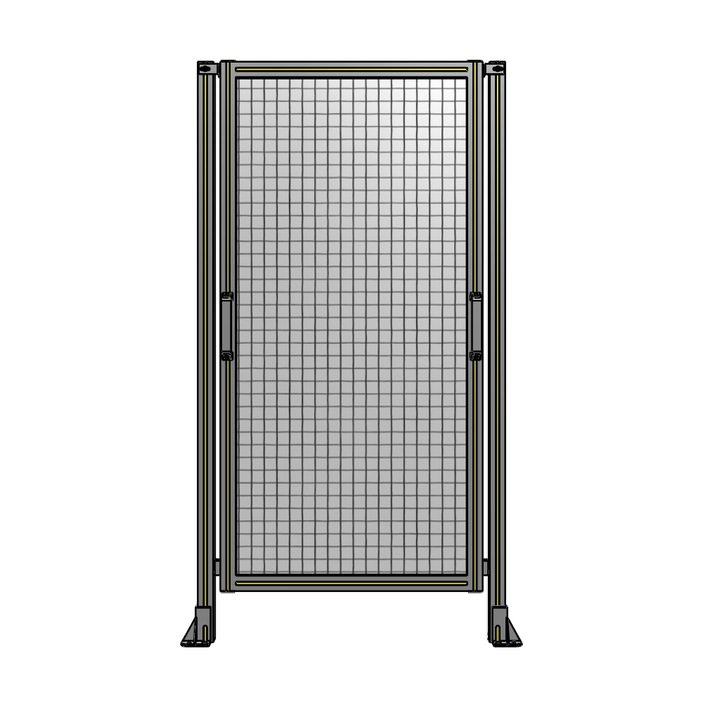 E3-1700-0900-0150-GYMTA GUARDING PANEL 1700MM TALL X 900MM WIDE 1'' MESH