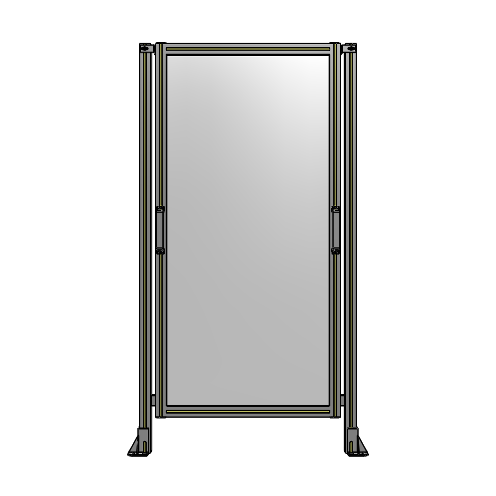 E3-1700-0900-0150-GYPTK GUARDING PANEL 1700MM TALL X 900MM WIDE 1/4'' POLYCARBONATE