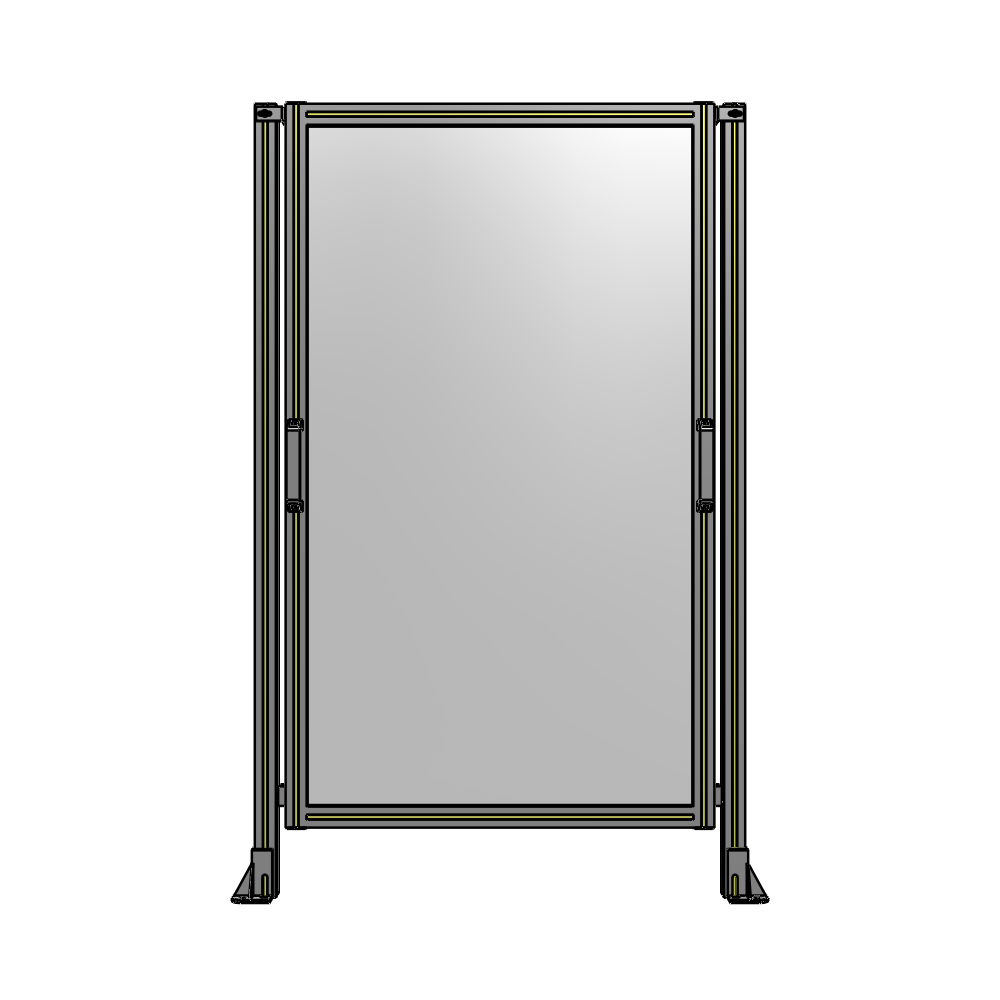 E3-1700-1050-0150-GYPTK GUARDING PANEL 1700MM TALL X 1050MM WIDE 1/4'' POLYCARBONATE