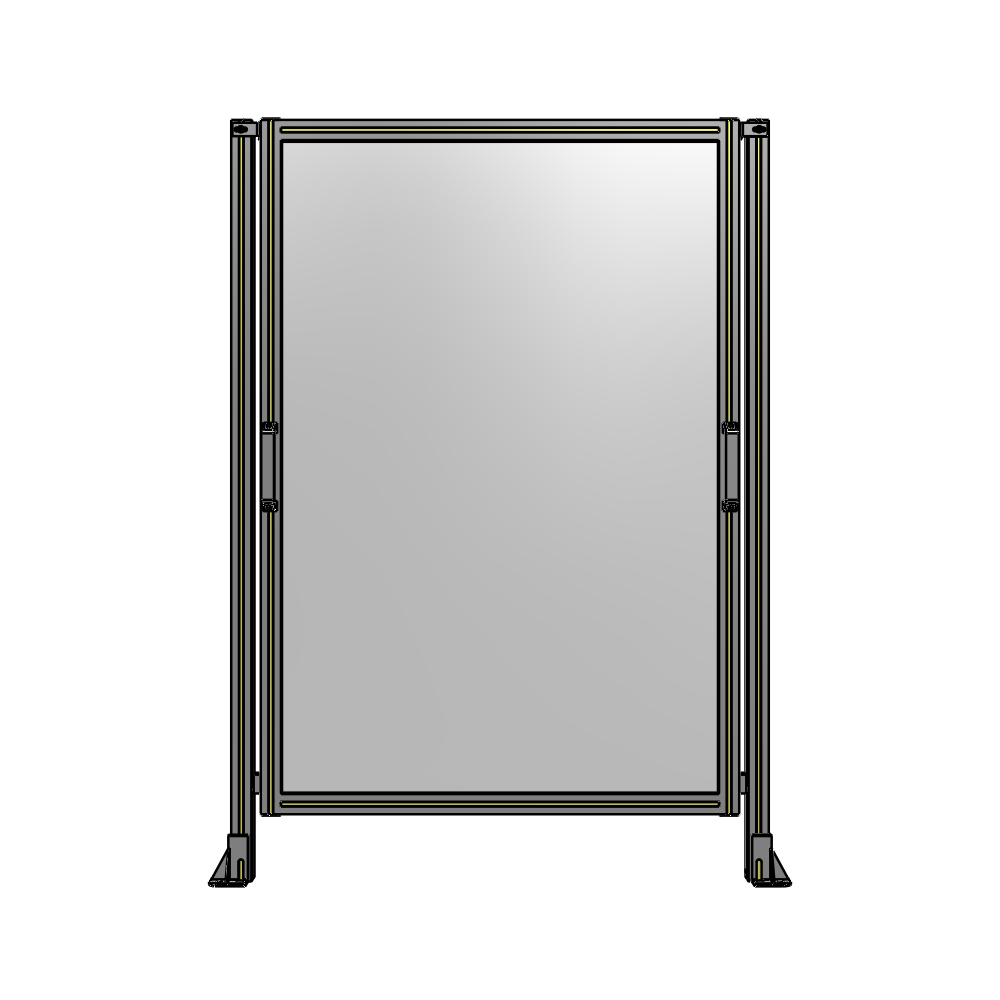 E3-1700-1200-0150-GYPTA GUARDING PANEL 1700MM TALL X 1200MM WIDE 1/4'' POLYCARBONATE