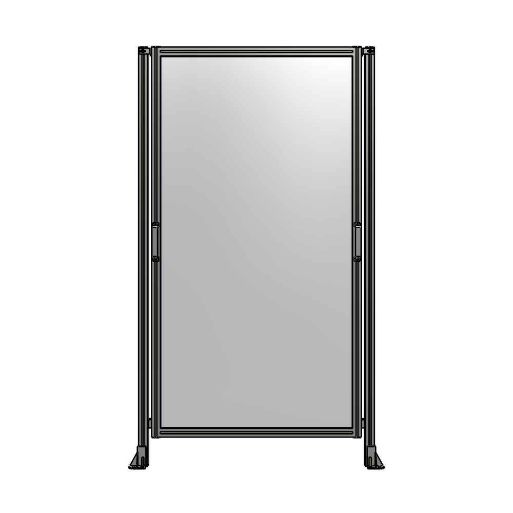 E3-2135-1200-0150-GYPTA GUARDING PANEL 2135MM TALL X 1200MM WIDE 1/4'' POLYCARBONATE