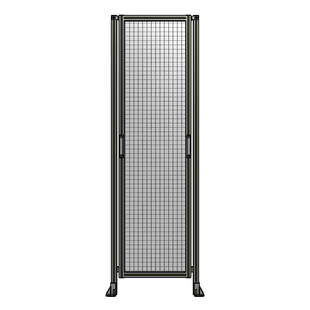 E3-2400-0750-0150-GYMTA GUARDING PANEL 2400MM TALL X 750MM WIDE 1'' MESH
