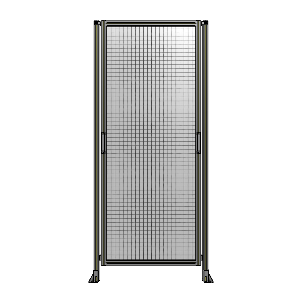 E3-2400-1050-0150-GYMTK GUARDING PANEL 2400MM TALL X 1050MM WIDE 1'' MESH
