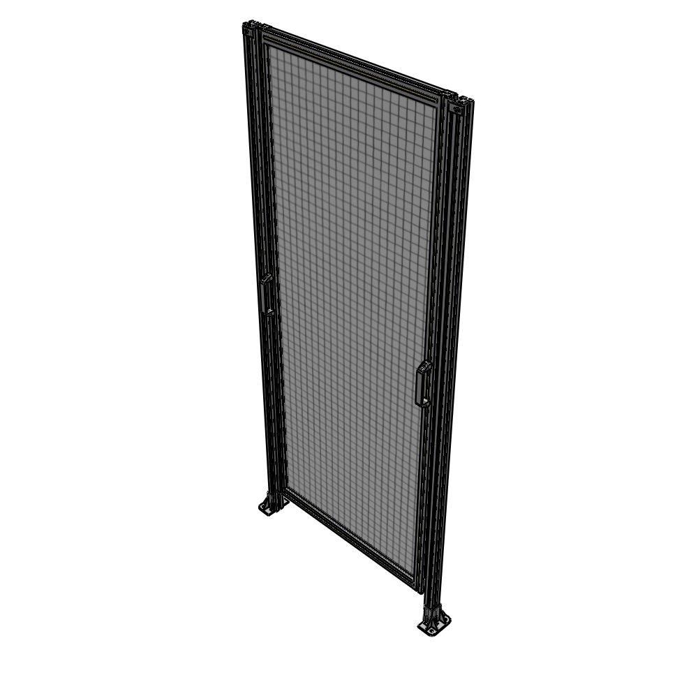 E3-2400-1050-0150-GYMTK GUARDING PANEL 2400MM TALL X 1050MM WIDE 1'' MESH