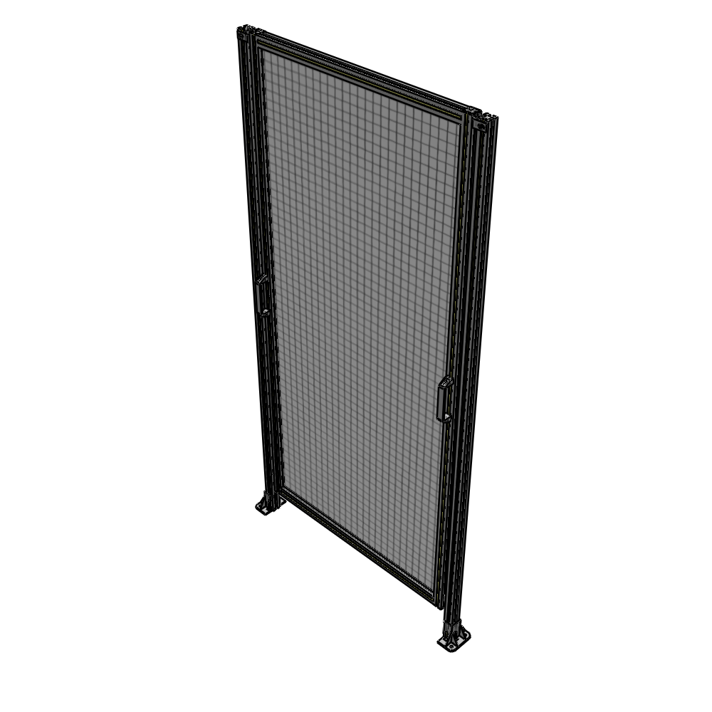 E3-2400-1200-0150-GYMTK GUARDING PANEL 2400MM TALL X 1200MM WIDE 1'' MESH