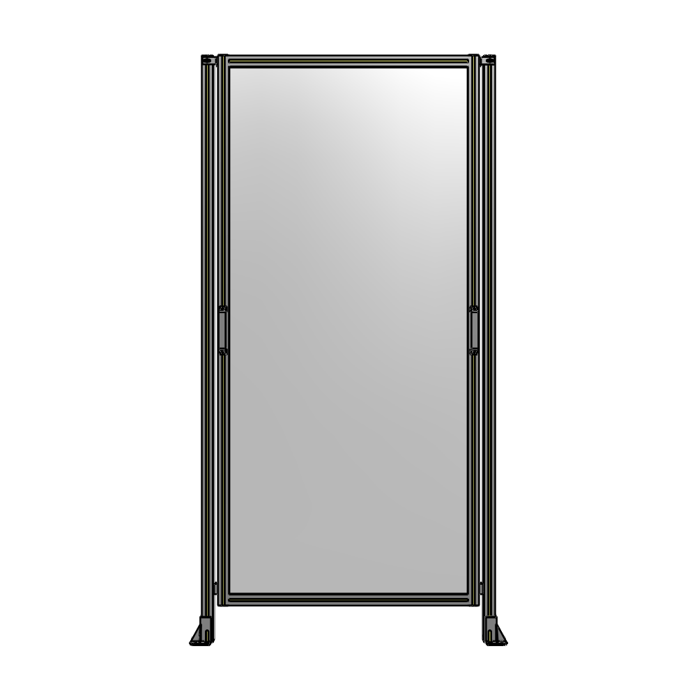 E3-2400-1200-0150-GYPTK GUARDING PANEL 2400MM TALL X 1200MM WIDE 1/4'' POLYCARBONATE