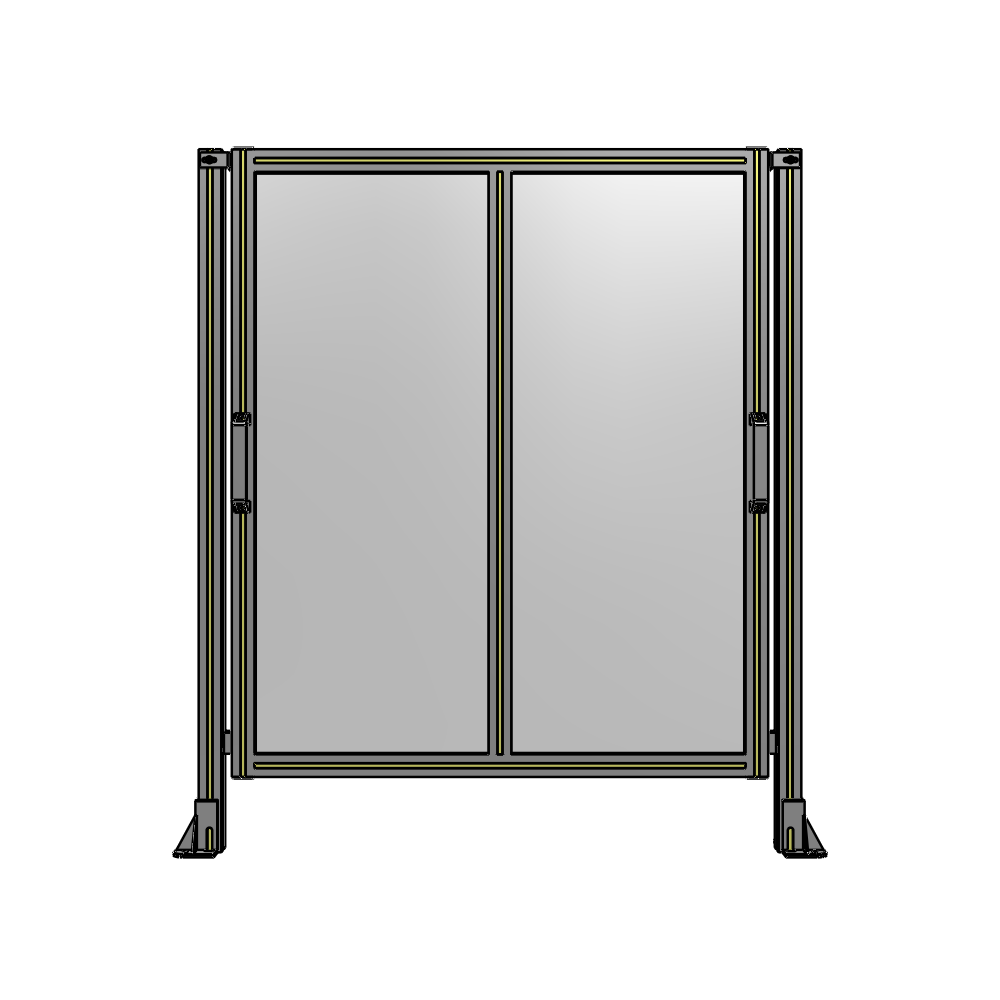 E4-1400-1200-0150-GYPTA GUARDING PANEL 1400MM TALL X 1200MM WIDE 1/4'' POLYCARBONATE