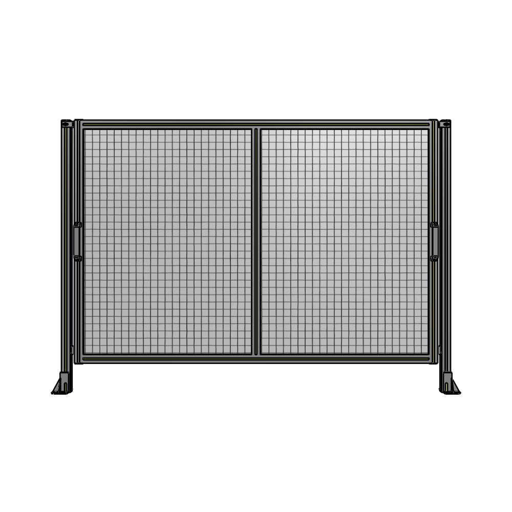E4-1400-2000-0150-GYMTA GUARDING PANEL 1400MM TALL X 2000MM WIDE 1'' MESH