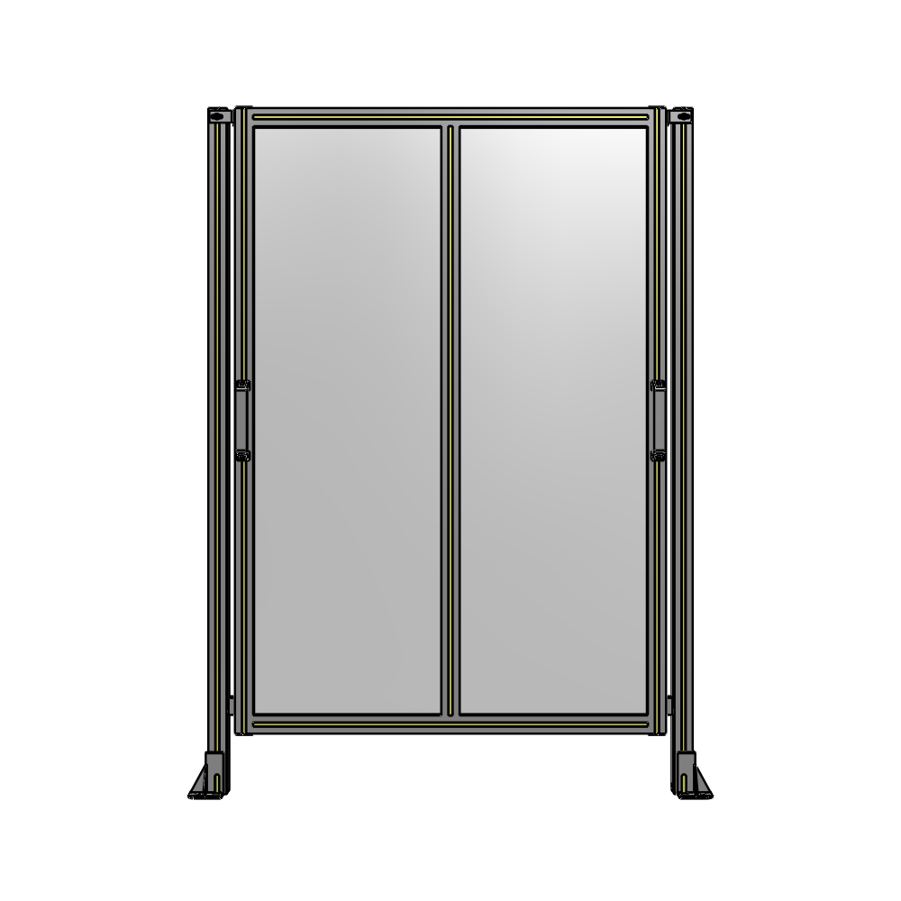 E4-1700-1200-0150-GYPTA GUARDING PANEL 1700MM TALL X 1200MM WIDE 1/4'' POLYCARBONATE