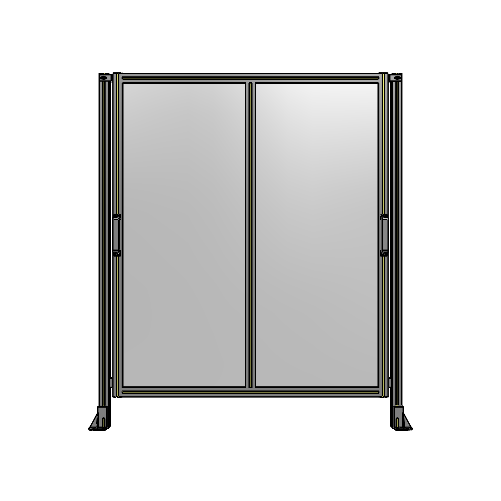 E4-1700-1450-0150-GYPTA GUARDING PANEL 1700MM TALL X 1450MM WIDE 1/4'' POLYCARBONATE