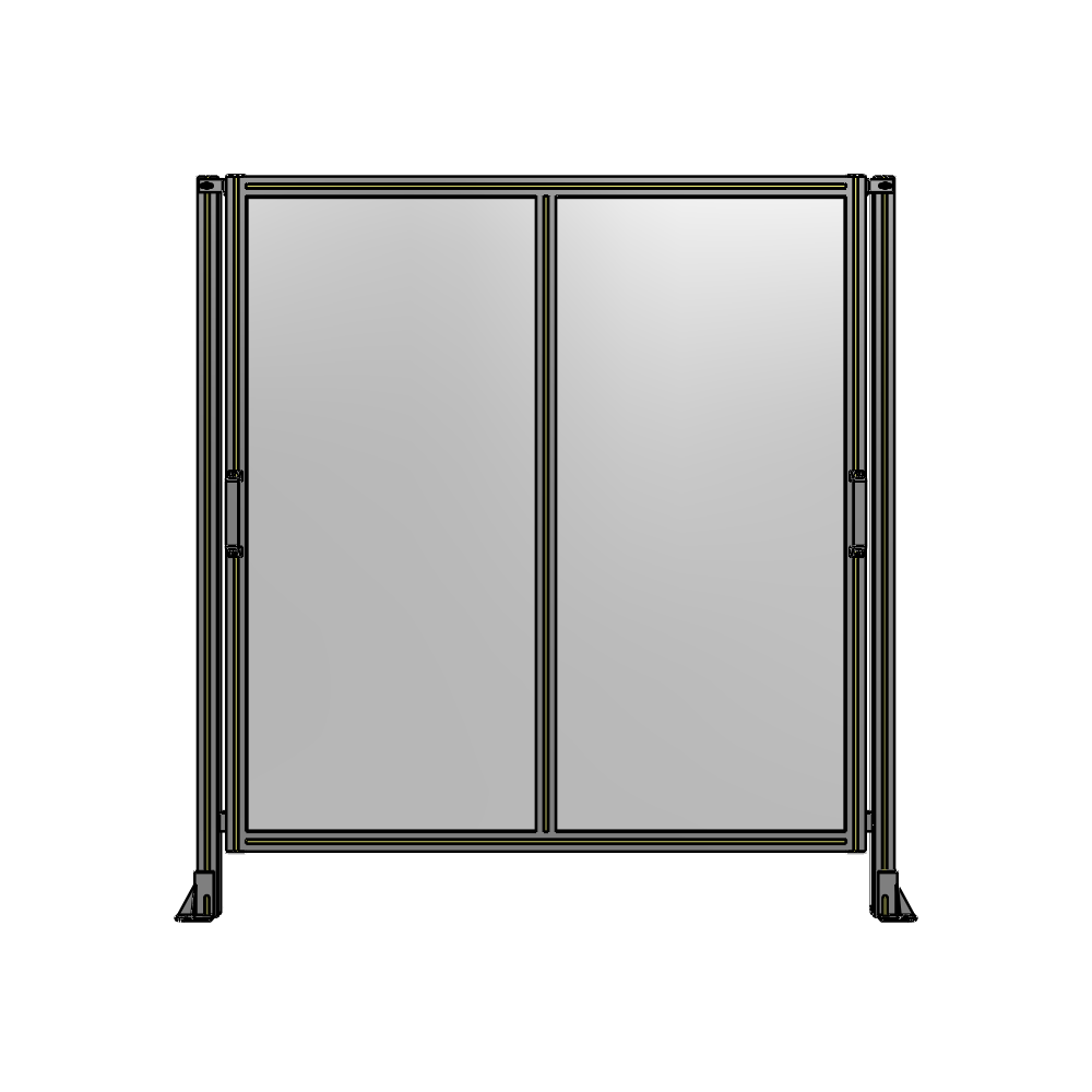 E4-1700-1600-0150-GYPTK GUARDING PANEL 1700MM TALL X 1600MM WIDE 1/4'' POLYCARBONATE