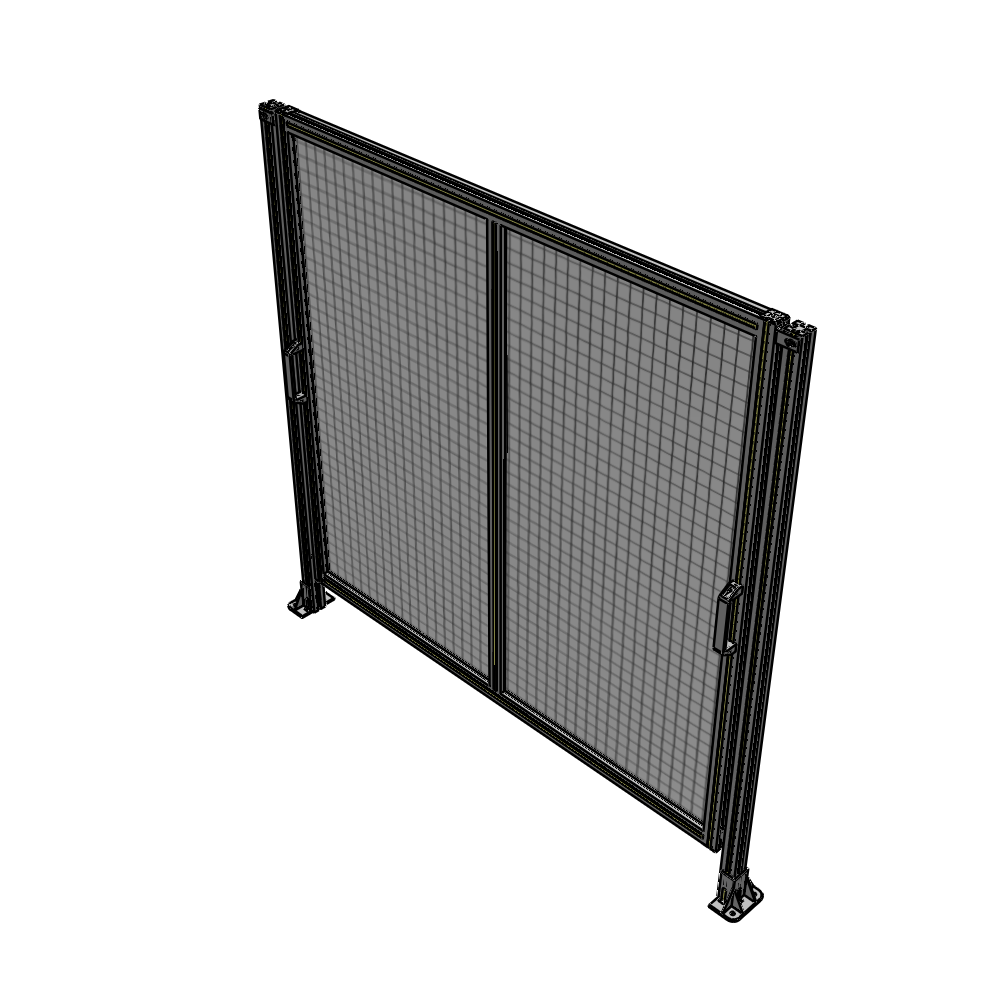 E4-1700-1750-0150-GYMTA GUARDING PANEL 1700MM TALL X 1750MM WIDE 1'' MESH
