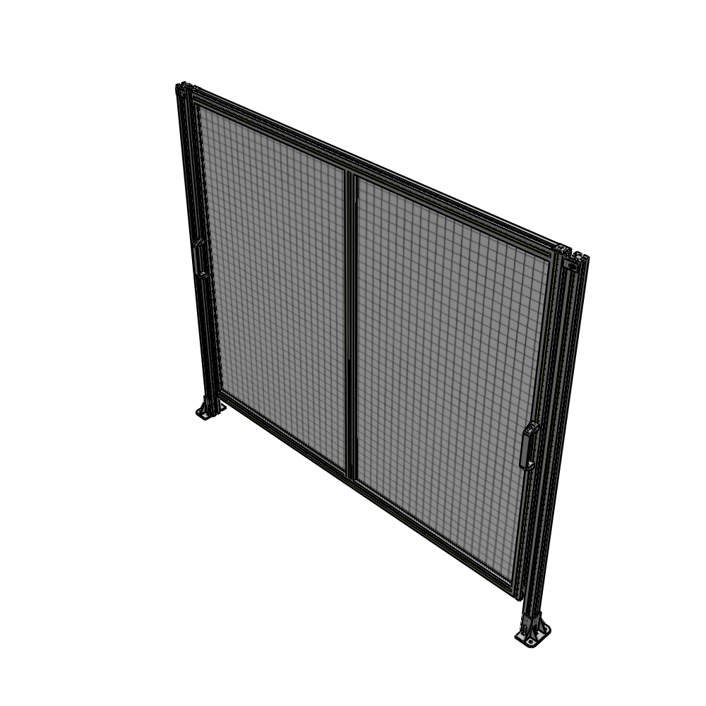 E4-1700-2000-0150-GYMTK GUARDING PANEL 1700MM TALL X 2000MM WIDE 1'' MESH