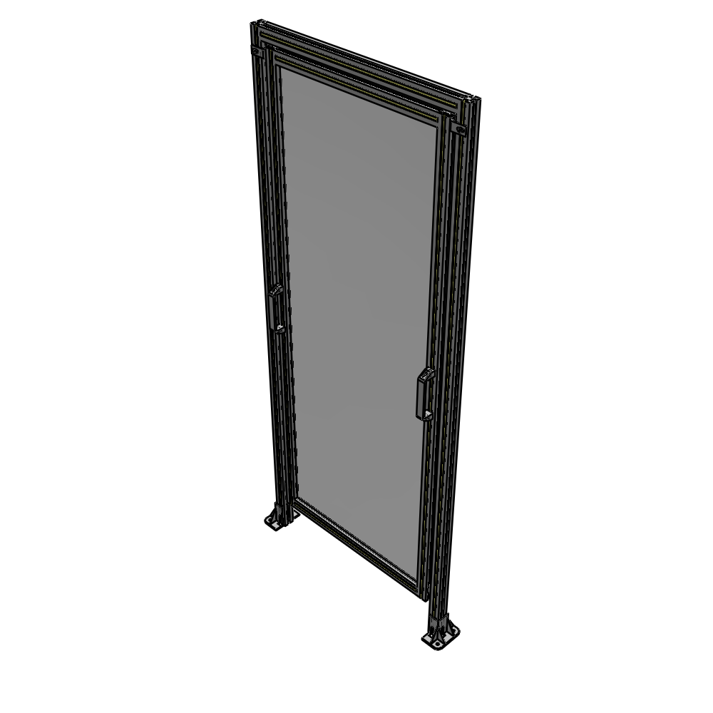 E5-2135-0900-0150-GYPTK GUARDING PANEL 2135MM TALL X 900MM WIDE 1/4'' POLYCARBONATE