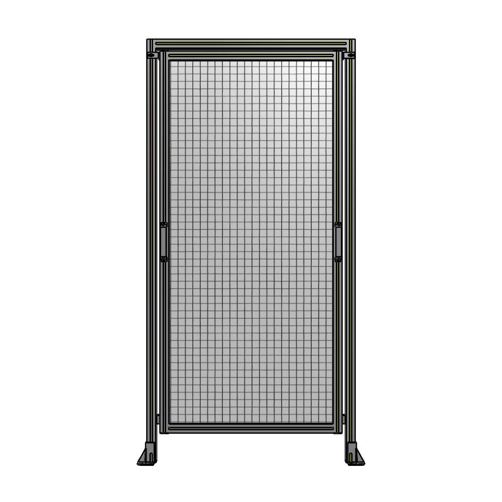 E5-2135-1050-0150-GYMTA GUARDING PANEL 2135MM TALL X 1050MM WIDE 1'' MESH