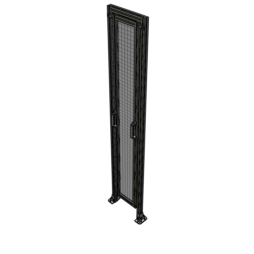 E5-2400-0450-0150-GYMTA GUARDING PANEL 2400MM TALL X 450MM WIDE 1'' MESH