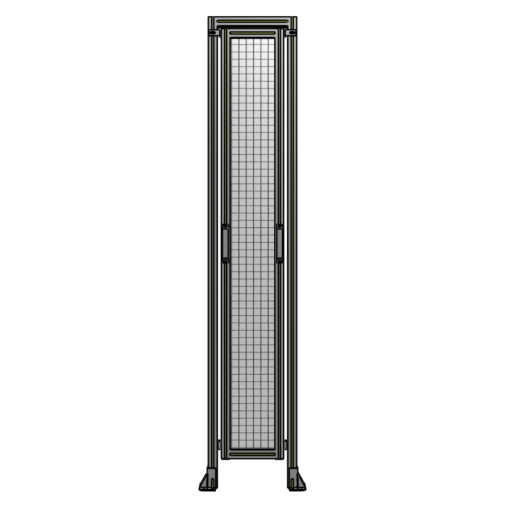 E5-2400-0450-0150-GYMTK GUARDING PANEL 2400MM TALL X 450MM WIDE 1'' MESH