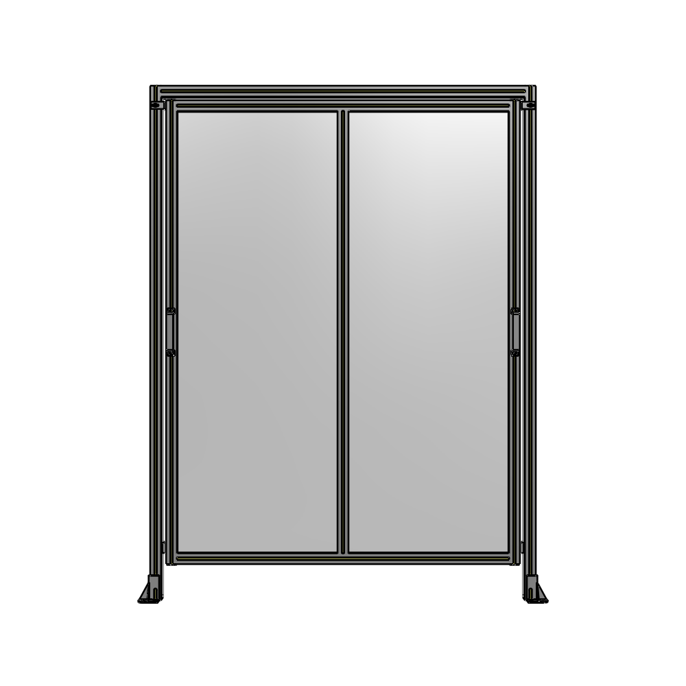 E6-2135-1600-0150-GYPTA GUARDING PANEL 2135MM TALL X 1600MM WIDE 1/4'' POLYCARBONATE
