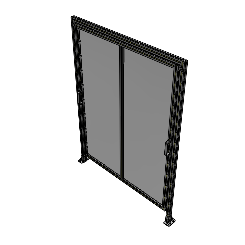 E6-2135-1600-0150-GYPTK GUARDING PANEL 2135MM TALL X 1600MM WIDE 1/4'' POLYCARBONATE