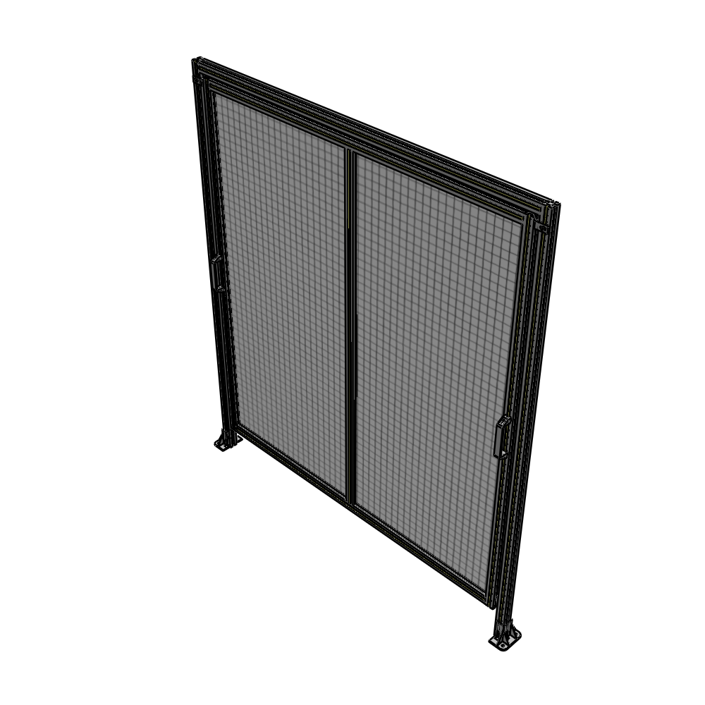 E6-2135-1900-0150-GYMTA GUARDING PANEL 2135MM TALL X 1900MM WIDE 1'' MESH
