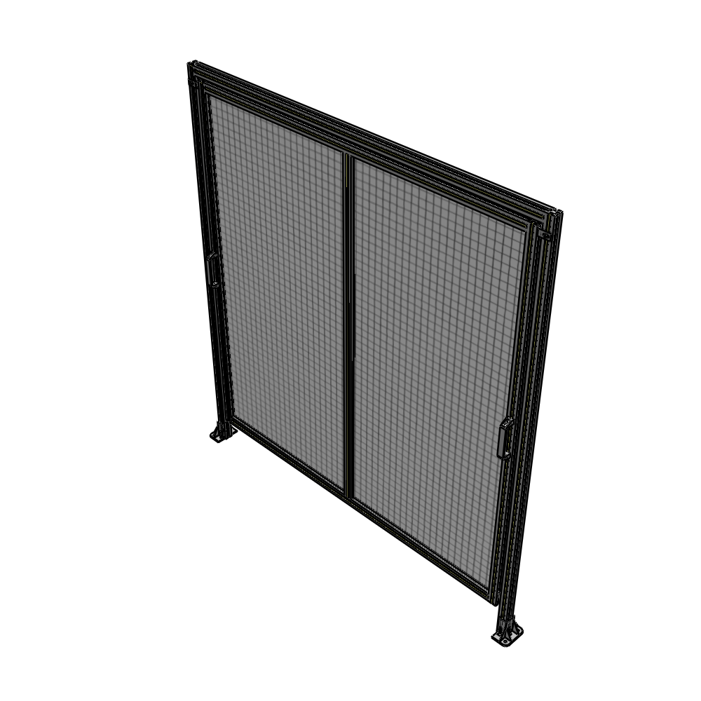 E6-2135-2000-0150-GYMTK GUARDING PANEL 2135MM TALL X 2000MM WIDE 1'' MESH