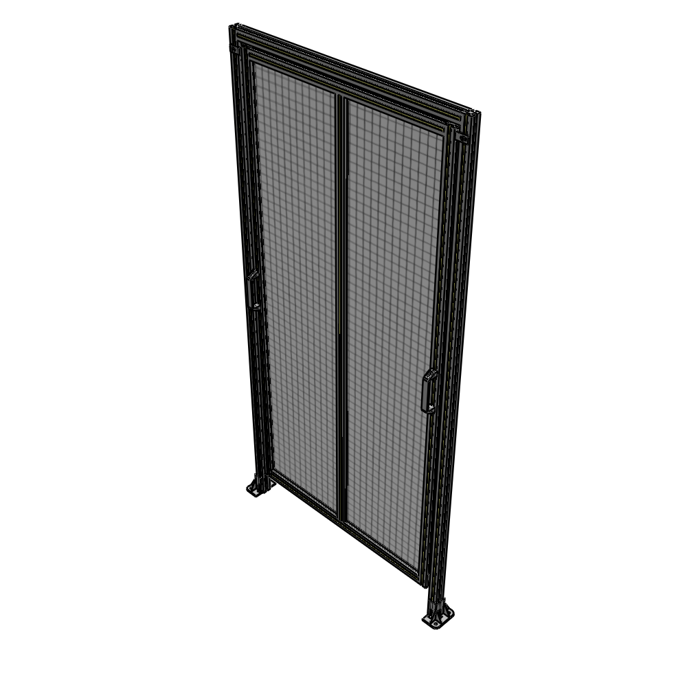 E6-2400-1200-0150-GYMTA GUARDING PANEL 2400MM TALL X 1200MM WIDE 1'' MESH