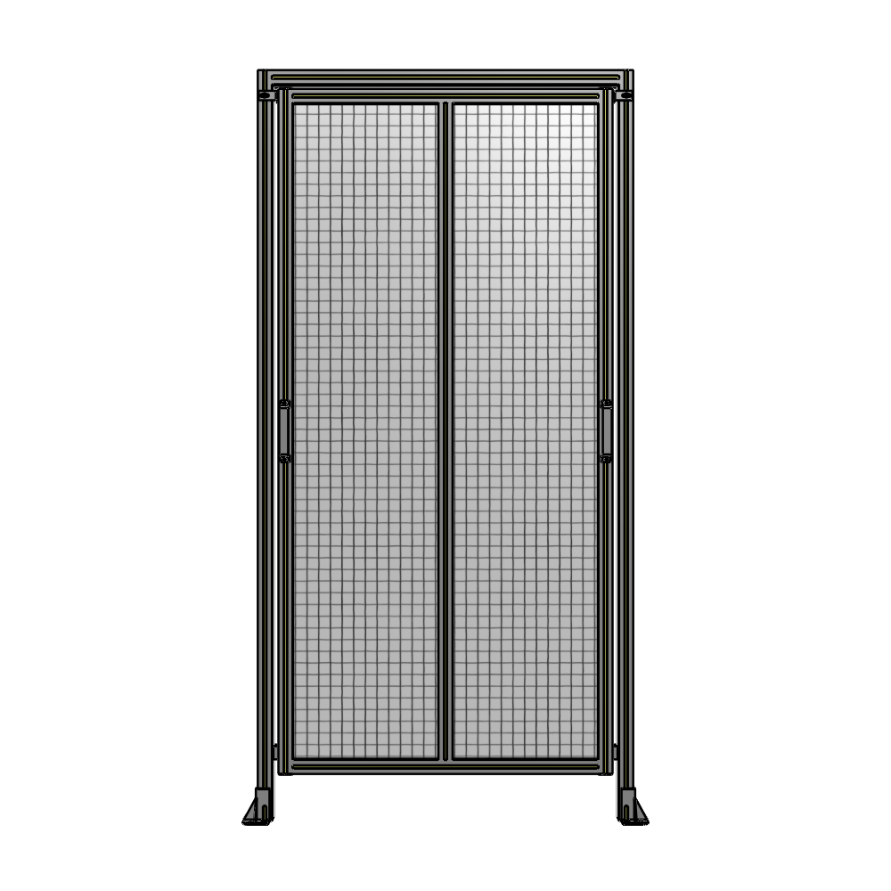 E6-2400-1200-0150-GYMTK GUARDING PANEL 2400MM TALL X 1200MM WIDE 1'' MESH
