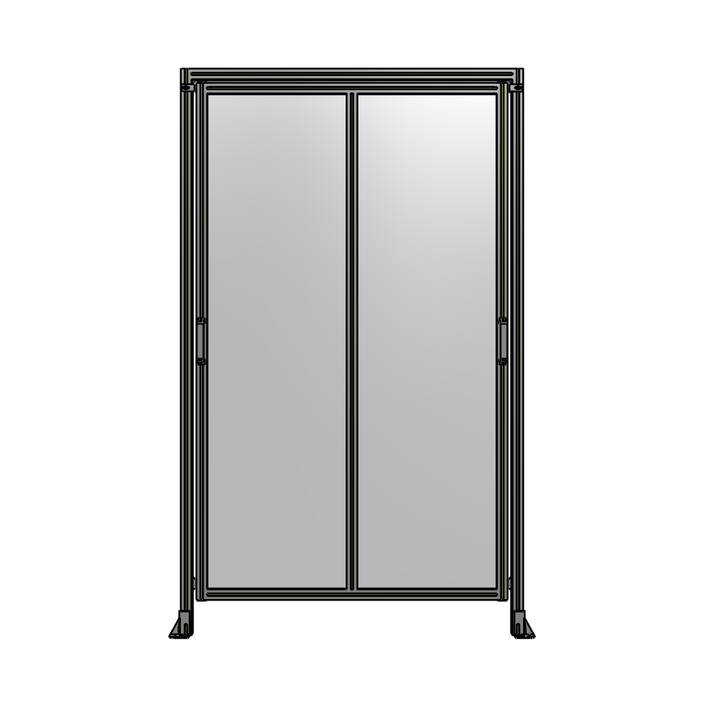 E6-2400-1450-0150-GYPTA GUARDING PANEL 2400MM TALL X 1450MM WIDE 1/4'' POLYCARBONATE