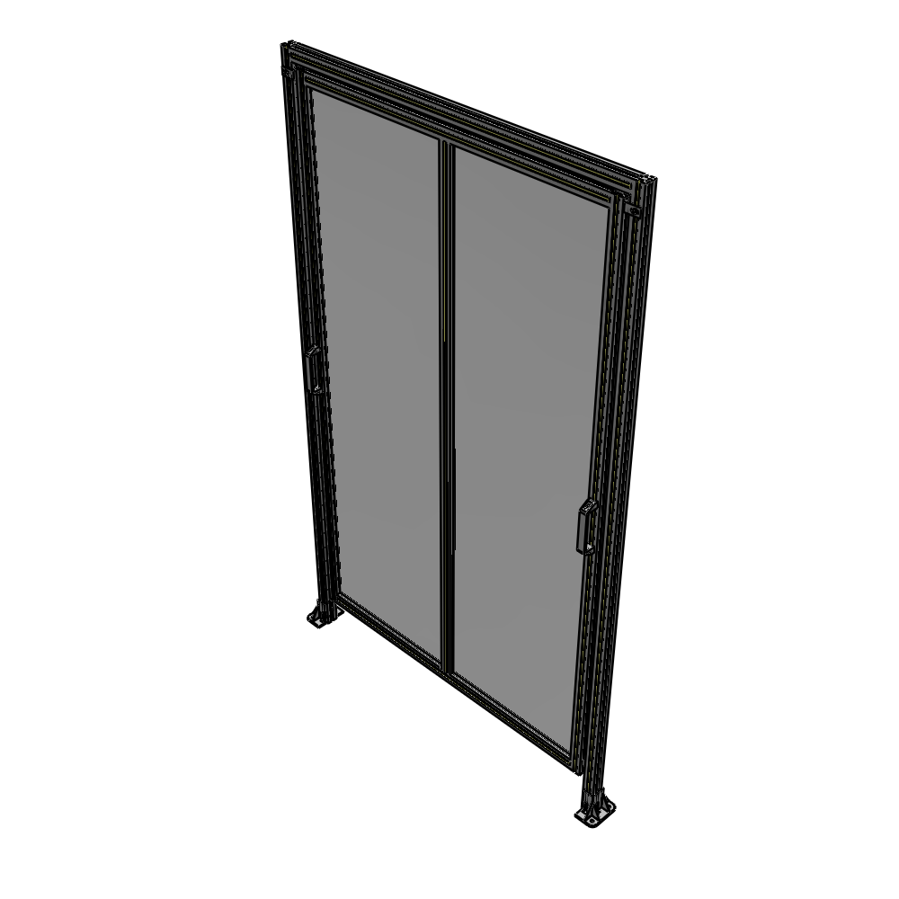 E6-2400-1450-0150-GYPTA GUARDING PANEL 2400MM TALL X 1450MM WIDE 1/4'' POLYCARBONATE
